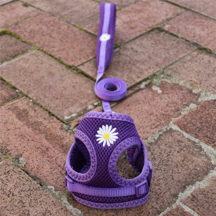 お出かけ おしゃれ 小型犬 2点セット 軽量 ハーネス シンプル お散歩 中型犬 ペット用品 犬用ハーネス リード 犬 ネコ用ハーネス リーシュ 胴輪 145 ペットハーネス 犬用 簡単装着 ハーネス