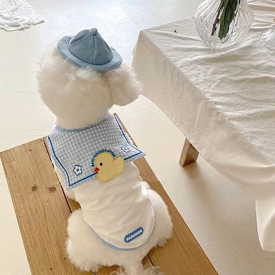 【新作犬猫服 登場】 犬服 ペット服 犬 洋服 夏の犬の服薄いペットの服通気性の漫画のベストのペットの服