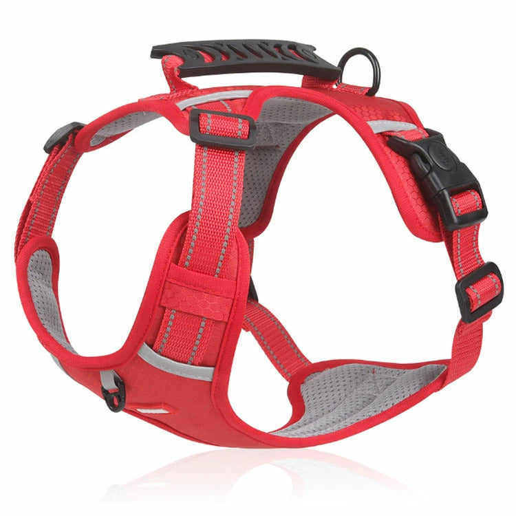 20%キャンペーン実施中!ハーネス 小型犬 犬用 ハーネスベルト 犬 ハーネス ハンドル付き 大型犬 中型犬 防衝撃 リード ドッグ用品 ペット 出かけ用 抜けない 散歩 カジュアル 簡単着脱 犬 ペ