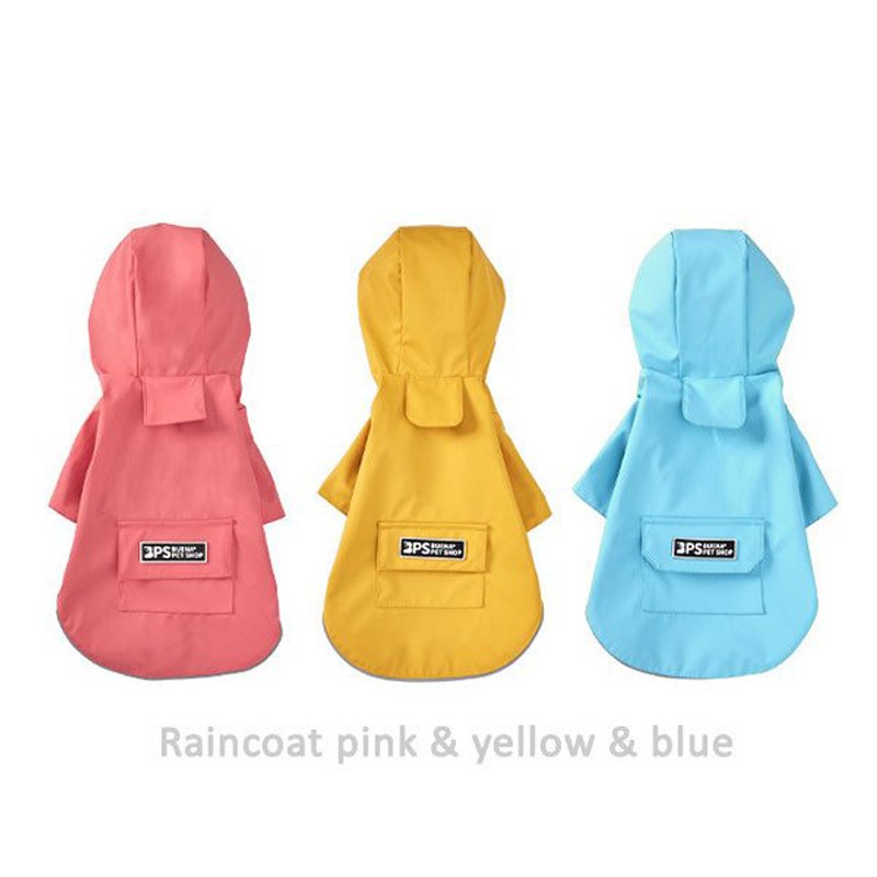 【輸送費無料】犬 レインコート レイングッズ 小中型犬 カッパ フード付き ポンチョ 梅雨 雨具