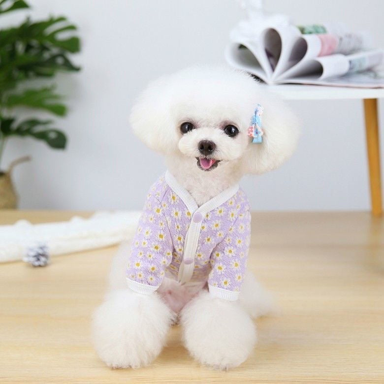 リトルデイジー カーディガン ペット 小型犬 テディ ビションフリーゼ ポメラニアン 犬 服 犬の服 犬 洋服 犬の服夏 犬洋服