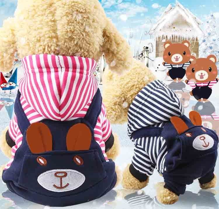 保温 ペット服 厚手 ペット 猫犬服 小中型犬 サロペット ドッグウエア ペット用品 犬用品 犬服