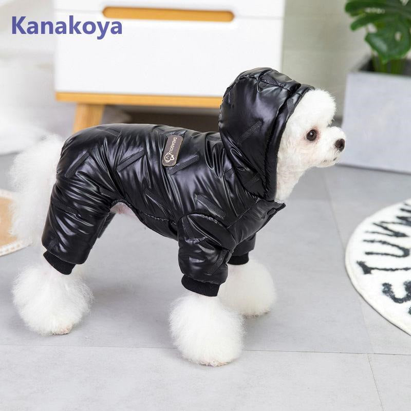 犬服 ペットウェア 秋 冬 中綿入り フード付き 裏ボア 裏起毛 保温 防寒対策 あったか ドッグウェア 小型犬 中型犬 犬用 愛犬 猫 お散歩