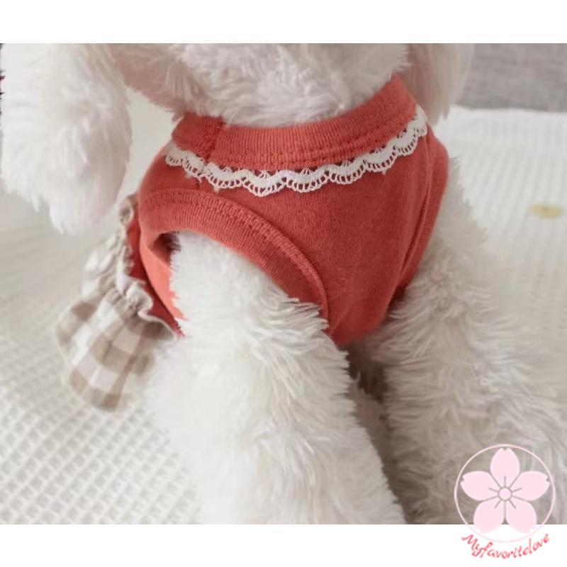 大人気 上品 ペット服 安い 犬 春 夏 秋 チェック タンクトップ ワンピース かわいい 可愛い ハイブランド 猫 ドッグウェア