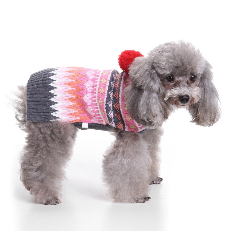 2023年新作入荷 ペット服 犬 服 Tシャツ ドッグウェア犬セーターペットクリスマスセーターニットハイネックペット服セーター犬セーター
