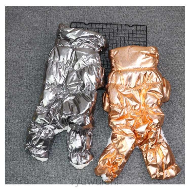 犬服 冬 ドッグウェア 中綿 裏ボア つなぎ カバーオール ダウン風ジャケット コート 保温 ペット服 小型犬 中型犬 犬の服 防寒 犬 服