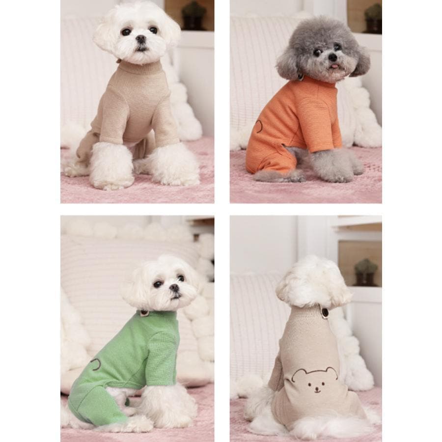 2025年最新設計犬服 犬 ドッグウェア ロンパース 犬の服 ワンちゃん 犬 小型犬用 ペット用 犬 服 ワンチャン服 春夏服 ペット服 ペット服 洋服 老犬 子犬 散歩 お出かけ