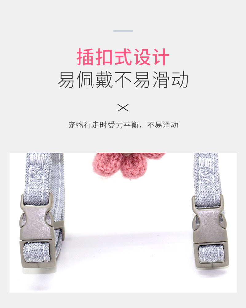 リード 胴輪 ペット用品 お出かけ お散歩 リーシュ 2点セット 軽量 シンプル ハーネスリードセット 犬 ネコ用ハーネス ハーネス 小型犬 猫用 おしゃれ 166 簡単装着 中型犬 犬用 ペットハー