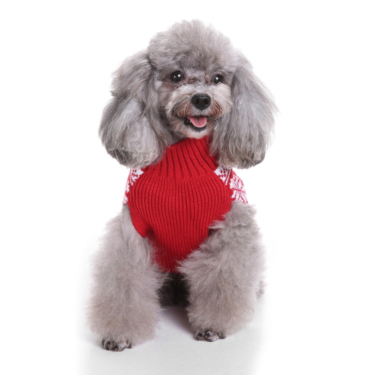 2023年新作入荷 ペット服 犬 服 Tシャツ ドッグウェア犬セーターペットクリスマスセーターニットハイネックペット服セーター犬セーター