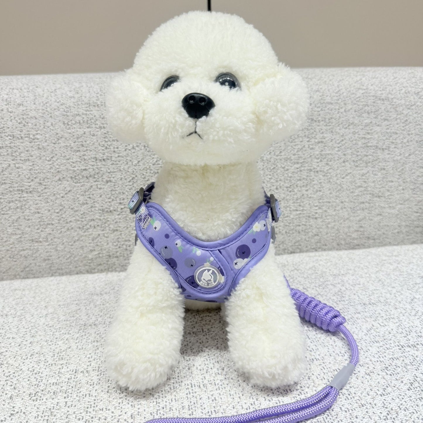 新型伸縮可能な通気性ペットの胸の牽引紐の小型犬は四季を通じて通用します