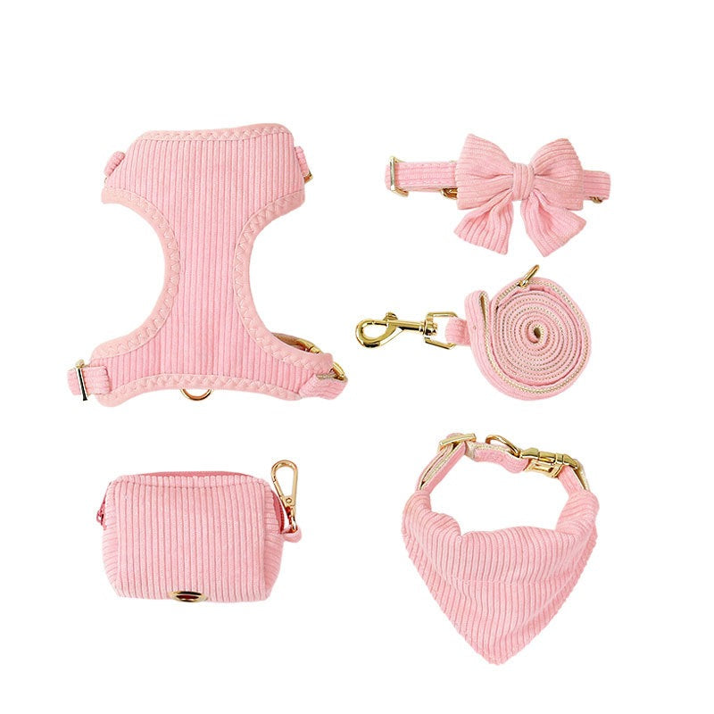 ペット用品 中型犬 2点セット ペットハーネス おしゃれ ハーネス 犬用 軽量 簡単装着 胴輪 ハーネスリードセット 犬用ハーネス お出かけ シンプル 66 お散歩 犬 猫用 小型犬 ネコ用ハーネス