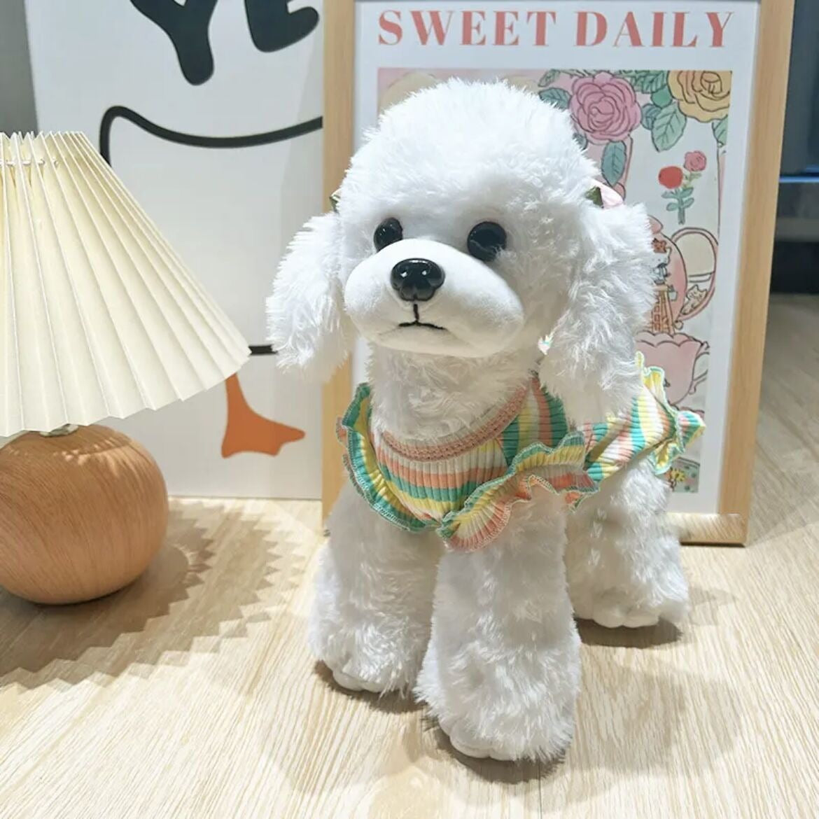 夏用 カラフルストライプ花柄ベスト 小型犬用 涼感素材 通気性抜群 トイ・プードル チワワ ポメラニアン 犬 服 犬 服 犬服 犬の服 ペット用品 ハーネス 小型犬