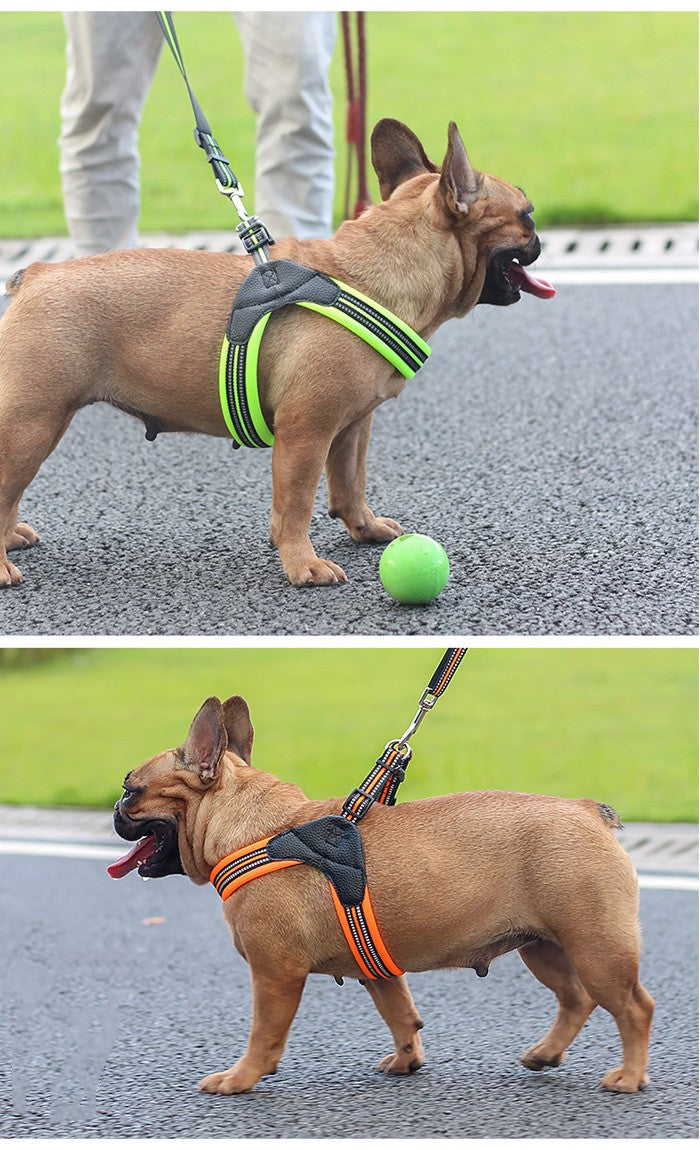 メッシュ 小型犬 ふっくら生地 犬 中型犬 ベスト ドッグウェア ドッグ 大型犬 キャット 服 ハーネス 胴輪 反射 付 ペット リード