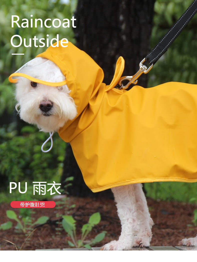 レジャー 犬のレインコート ケープ お腹カバー コギ テディ ゴールデンレトリバー ペット用レインコート 着脱しやすい 犬の服