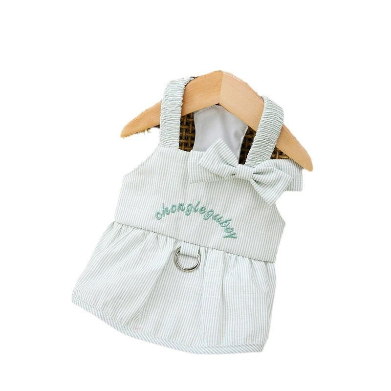 【新作犬猫服 登場】 犬服 ペット服 犬 洋服 新しい夏の韓国犬服スカートペット服