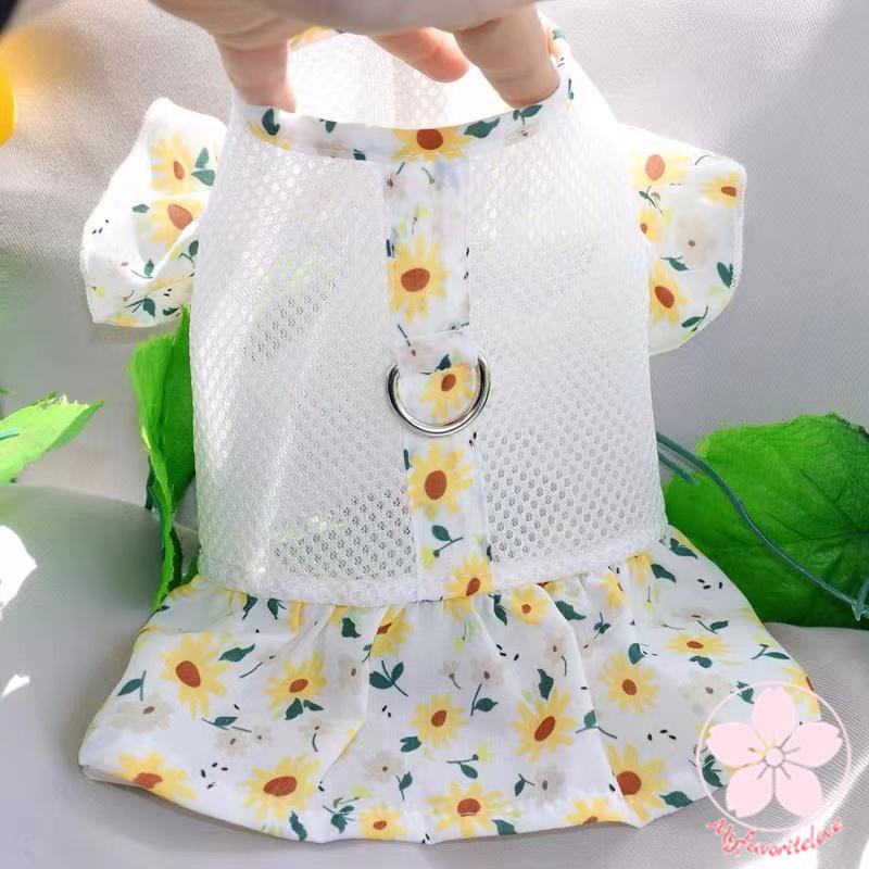 大人気 上品 ペット 服 安い 犬 春 夏 花 柄 ワンピース かわいい 可愛い ハイブランド 猫 ドッグ ウェア