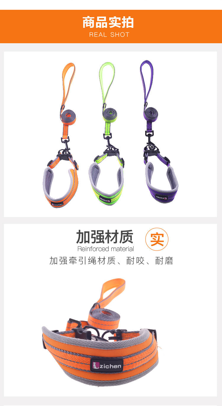 猫用 シンプル 胴輪 お散歩 2点セット 軽量 ハーネス ペット用品 簡単装着 ネコ用ハーネス おしゃれ ハーネスリードセット 犬 小型犬 中型犬 お出かけ 犬用ハーネス ペットハーネス リーシュ リ