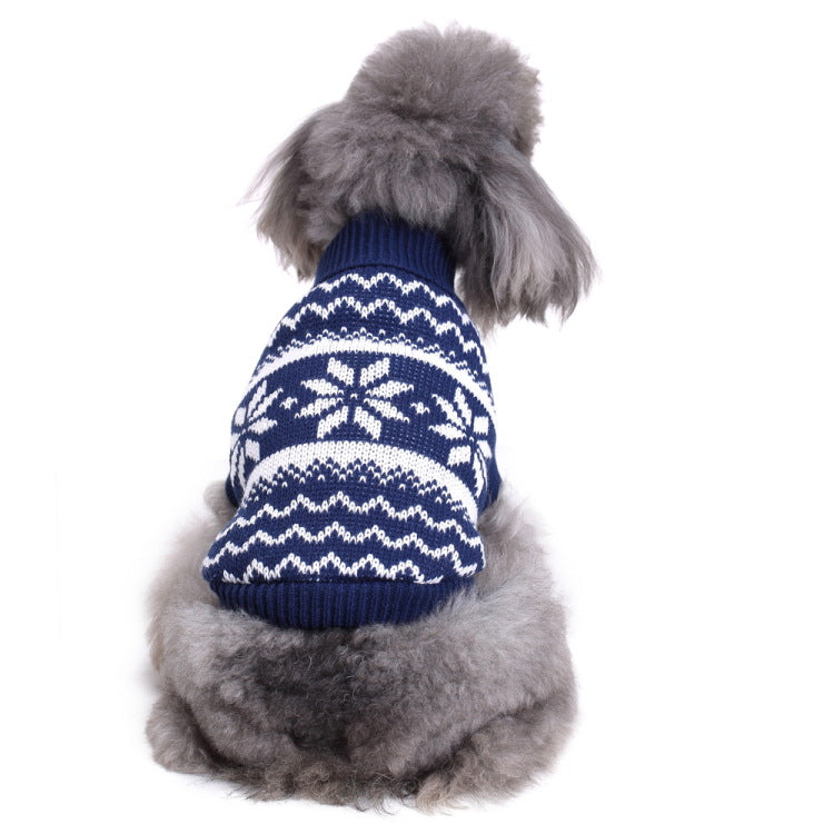 2023年新作入荷 ペット服 犬 服 Tシャツ ドッグウェア犬服クリスマス衣雪花セーターハロウィンペット服セーターヘラジカ衣犬セーター