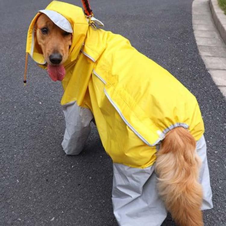 犬服 ドッグウェア レインコート大型犬向け フード付き カッバ 雨具 雨合羽 雨ガッパ 春 夏 秋 冬 合羽 防水 梅雨 ポンチョ 大型犬 大きい