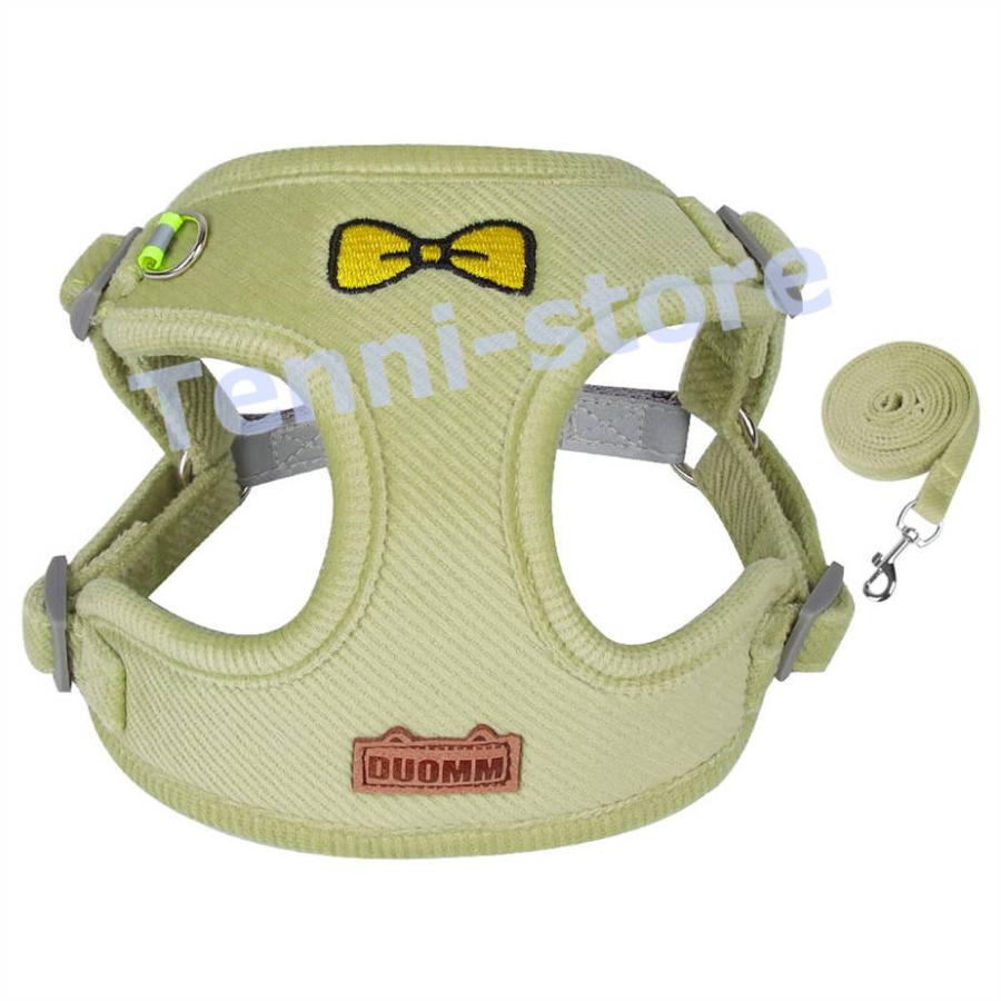 今週の新製品 タイムセール 犬 猫 ハーネス 小型犬 中型犬 猫用 ネコ 柔らかい 軽量 可愛いリボン刺繍ウェアハーネス ハーネス&リードセット 犬ハーネス 抜けない 一体型 在庫が限られている在庫が