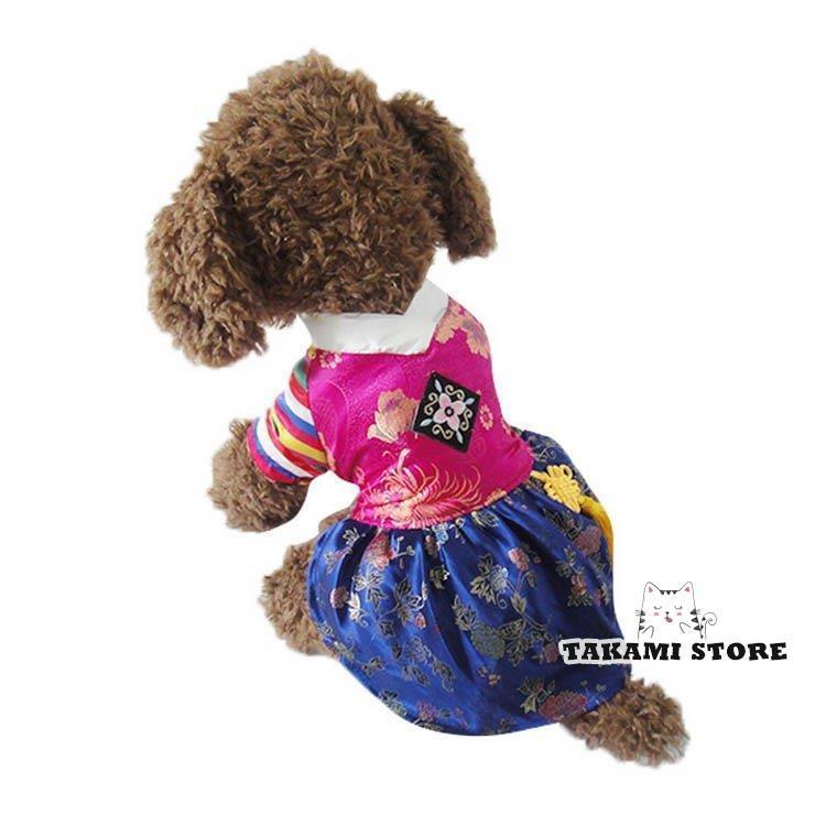 メガ割 韓国の伝統服 チマチョゴリ 可愛い 犬のチマチョゴリ 犬 服 ドレス ワンちゃん服 ワンちゃん 韓流 韓服 犬服 ドッグウェア ペットグッズ