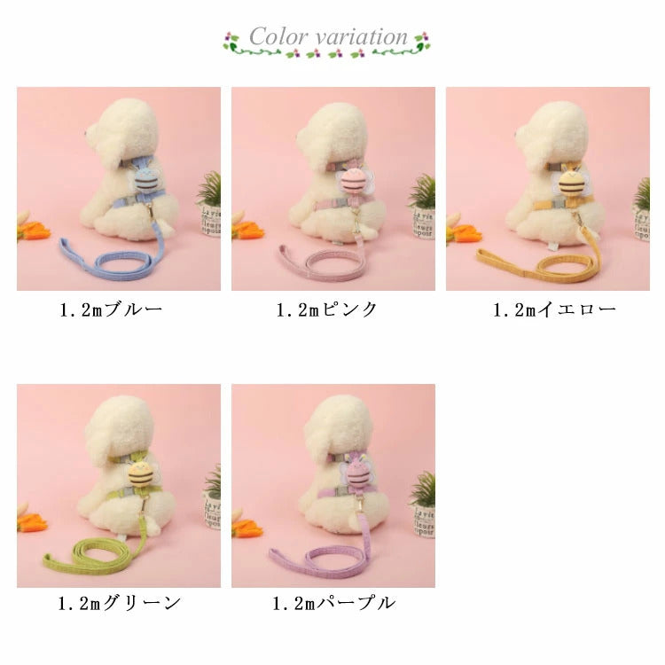 人気 犬 ペット キャット 猫 お出かけ 服 首輪 dog ドッグ メッシュ ベストハーネス ソフトハーネス ウェアハーネス 小型犬 犬用 犬具 胴輪 ハーネス リードセット ドッグ リード付 ペット