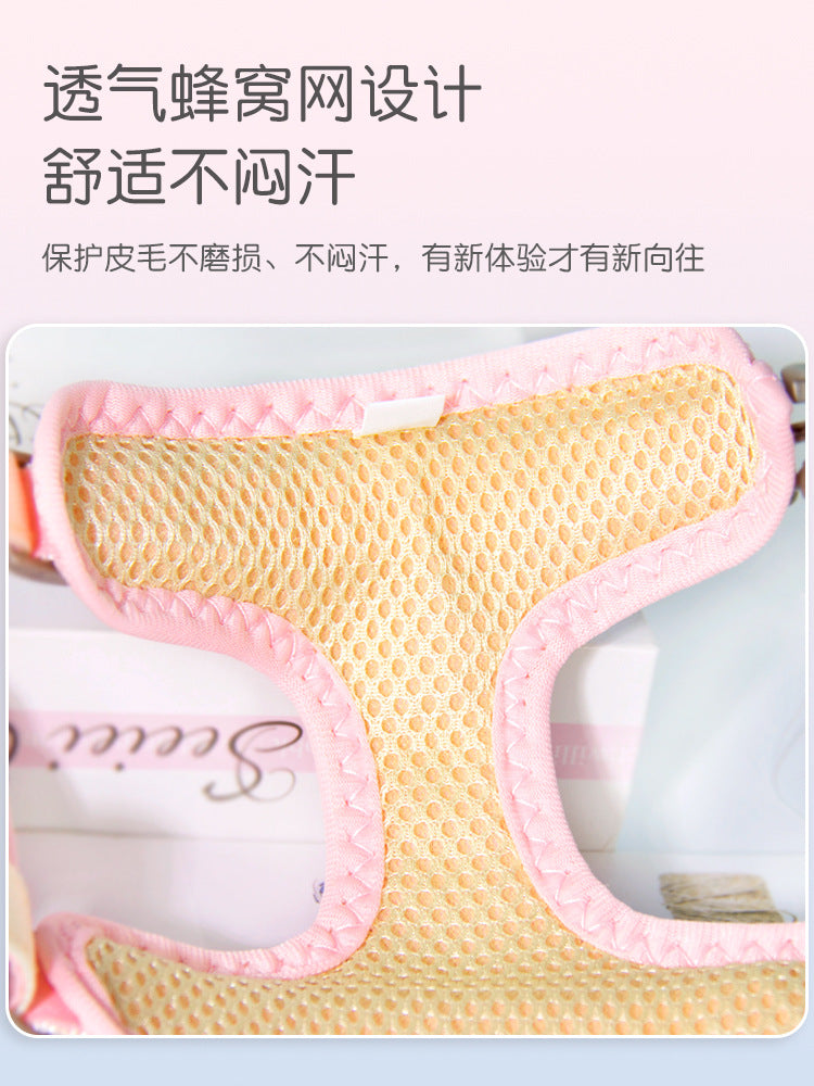 おしゃれ リーシュ ハーネスリードセット 簡単装着 ペット用品 中型犬 77 シンプル 2点セット 犬 お散歩 リード 胴輪 軽量 犬用 ハーネス ペットハーネス お出かけ 小型犬 犬用ハーネス 猫用