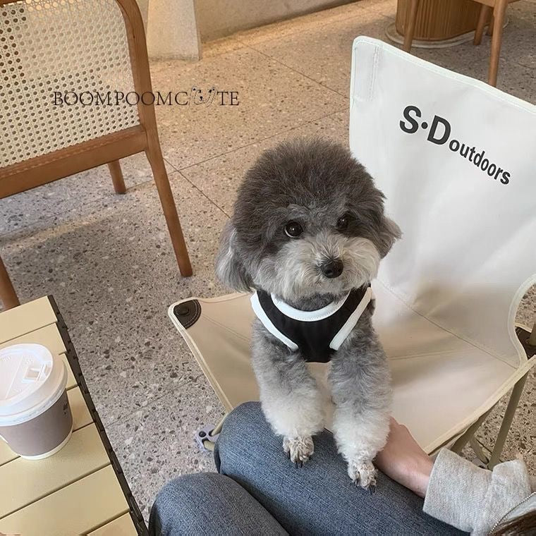 春夏新作 犬服 ペット服 犬 洋服 ペット 犬用品 小中型犬 かわいいクマ犬ベスト春夏薄断面通気性服小型犬ベスト