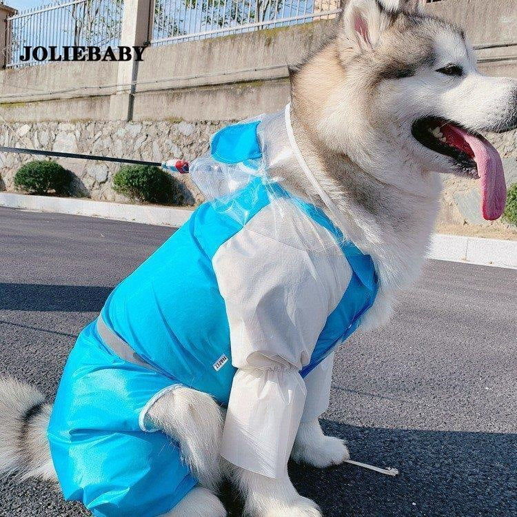 レインコート カバー 薄型 ペットとお揃いの服 中型犬/大型犬 ペアルック 飼い主とお揃い服 犬の服 犬とオーナーお揃い お散歩 雨具 梅雨対策