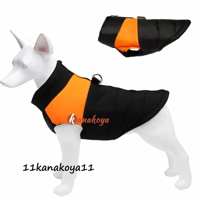 犬服 中綿ベスト ドッグウェア 犬の服 ペット服 ベスト 中綿 ジャケット アウター 背開き ダウン風 暖かい 冬 冬用 冬服 秋冬 裏起毛 あったか