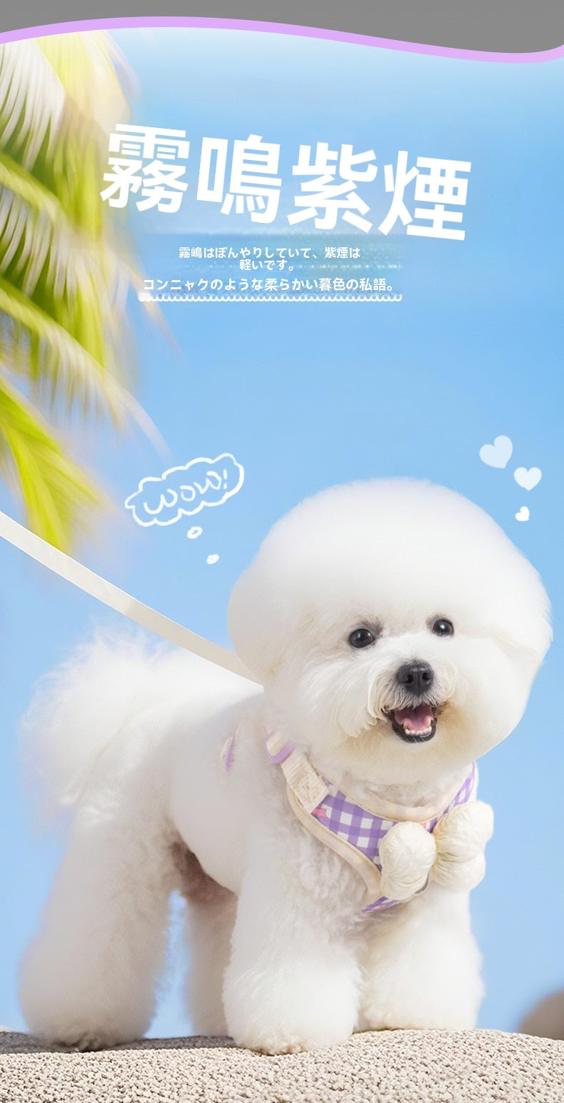 ペット用リード ハーネス リード 犬 2点セット 犬猫兼用 胴輪 脱げない 簡単 小型犬 中型犬 大型犬 散歩 ペット ストレスフリーで快適お散步