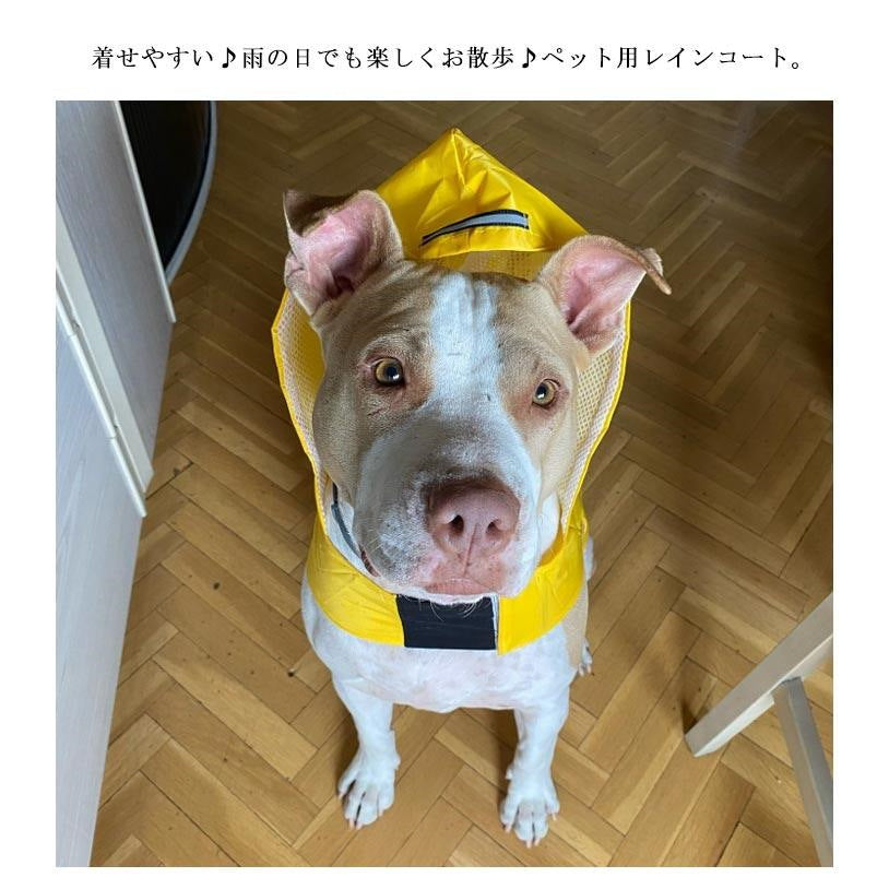犬 レインコート 小型犬 中型犬 大型犬 防水 レインコート ポンチョ 撥水 かっぱ 合羽 雨具 カッパ レインポンチョ ペット服 犬用 レインコート