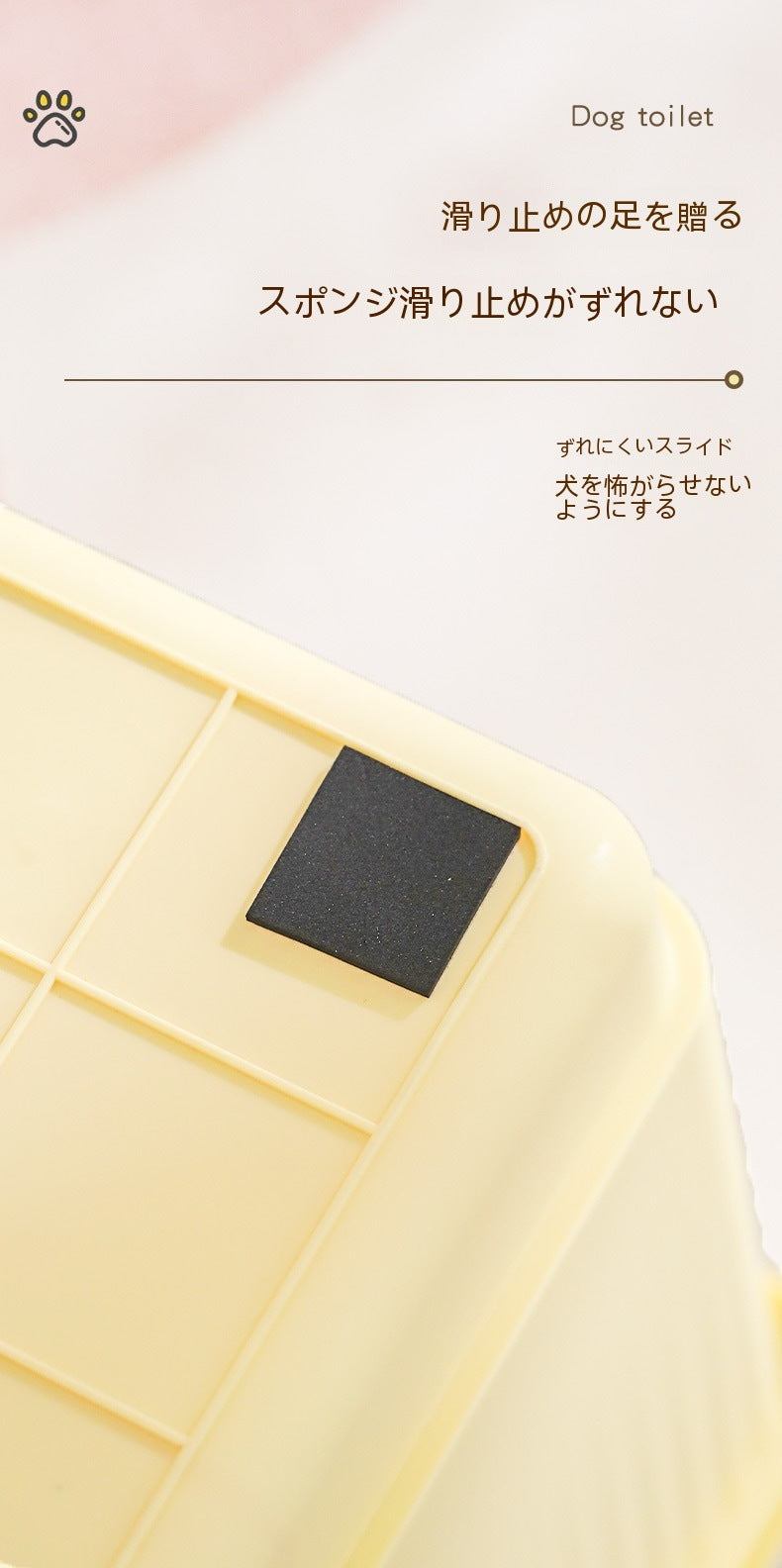 壁付き犬トイレ便器ステンレス防糞犬砂盆の中の小型犬と高犬トイレのペット用品