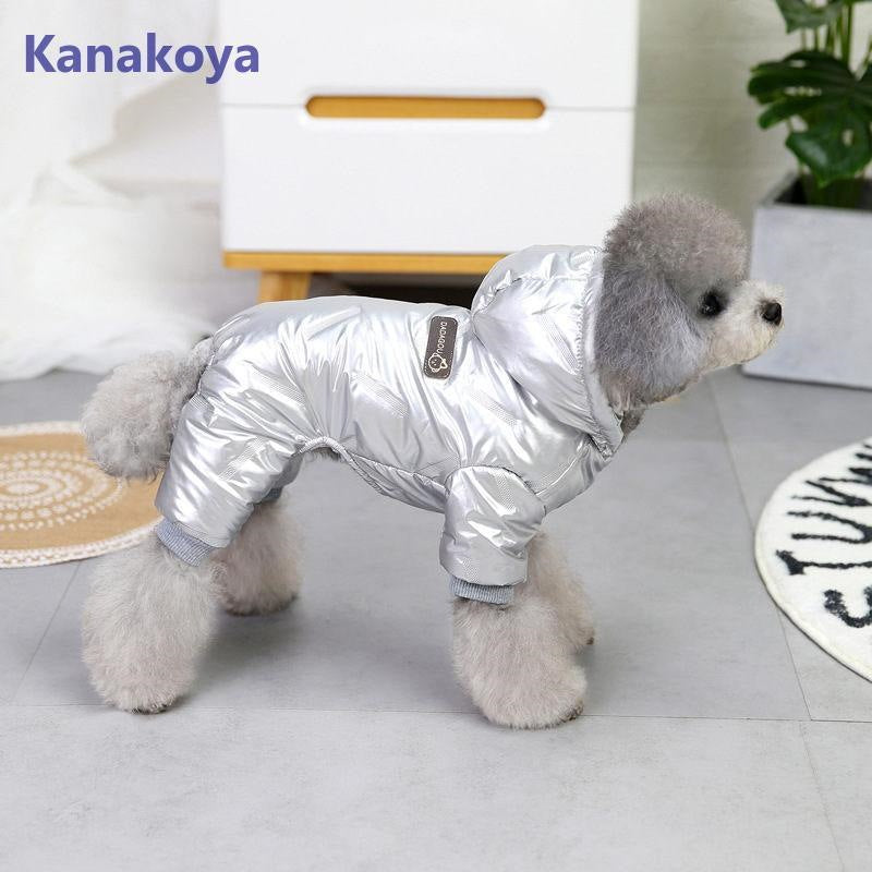犬服 ペットウェア 秋 冬 中綿入り フード付き 裏ボア 裏起毛 保温 防寒対策 あったか ドッグウェア 小型犬 中型犬 犬用 愛犬 猫 お散歩