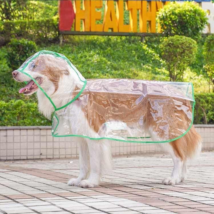 沸騰新柄追加 雨具 ドッグウェア レインポンチョ 大型犬 ポンチョ型 中型犬 犬用透明レインコート レインウェア 雨対策 帽子付き 小型犬 犬服 フード付き 犬用透quma