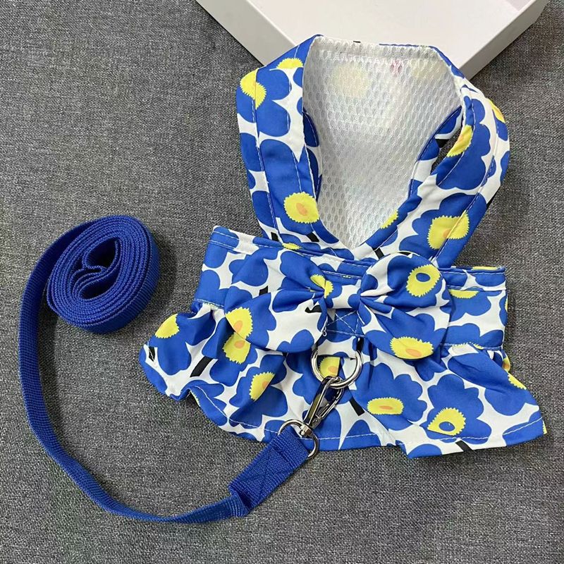 ペットの胸のストラップの紐のベストのスカートのテディ比熊の小型犬の犬の猫の春夏の外出の服 メガ割ワンピースパンツトートバッグ