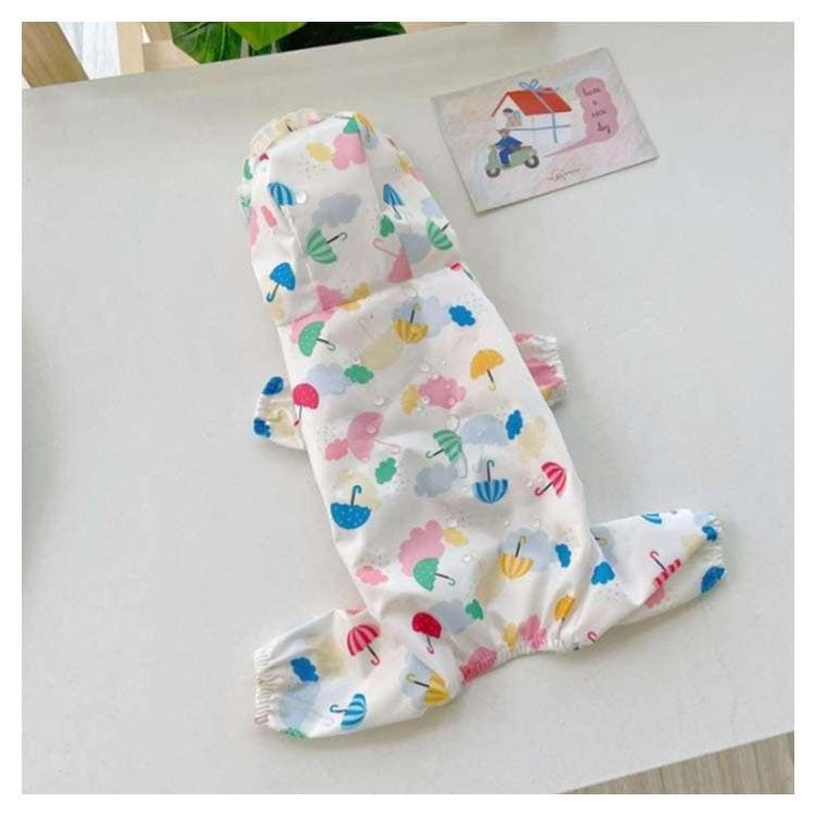 犬服 ドッグウエア 犬用 レインコート 雨具 小型犬 中型犬 レインウェア 帽子付き 可愛い ペット服 新作 トレンド 梅雨対策 レインポンチョ お散歩 お出かけ 雨具