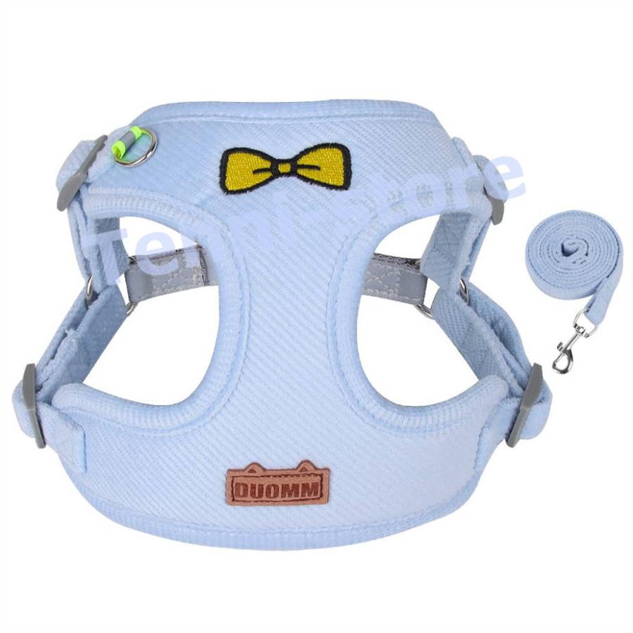 今週の新製品 タイムセール 犬 猫 ハーネス 小型犬 中型犬 猫用 ネコ 柔らかい 軽量 可愛いリボン刺繍ウェアハーネス ハーネス&リードセット 犬ハーネス 抜けない 一体型 在庫が限られている在庫が