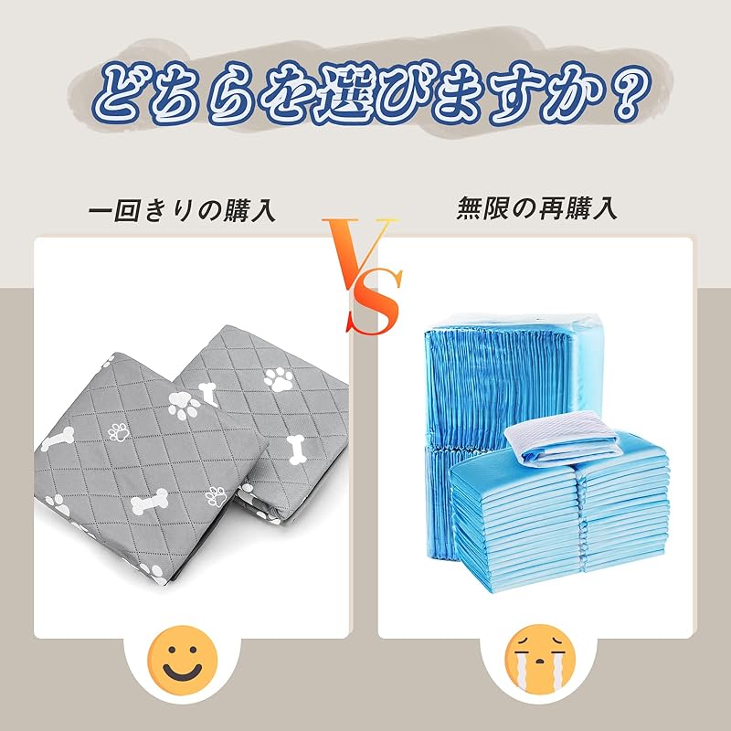 【即納】ULIGOTA 洗える ペットシーツ 犬 猫用 おしっこマット ペットマット 下敷きマット 洗える 速乾 繰り返し使える(グレー100×67cm 二枚セット)