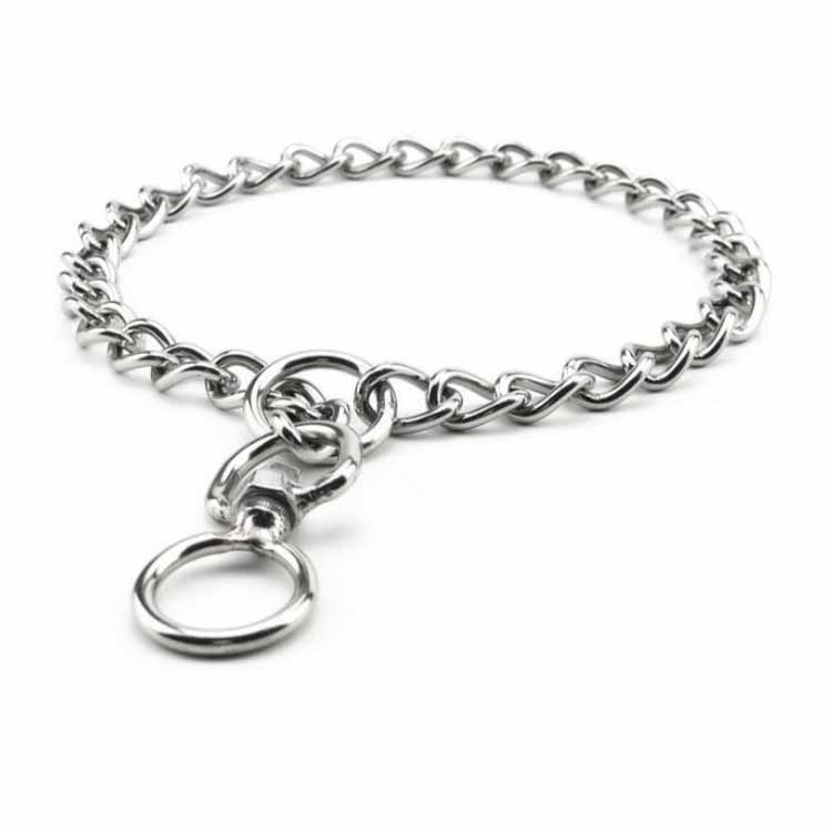 ドッグ いぬ イヌ 犬 首輪 ステンレス チェーン 引っ張り しつけ用ペット ペットグッズ 犬用品 首輪 胴輪 リード 首輪