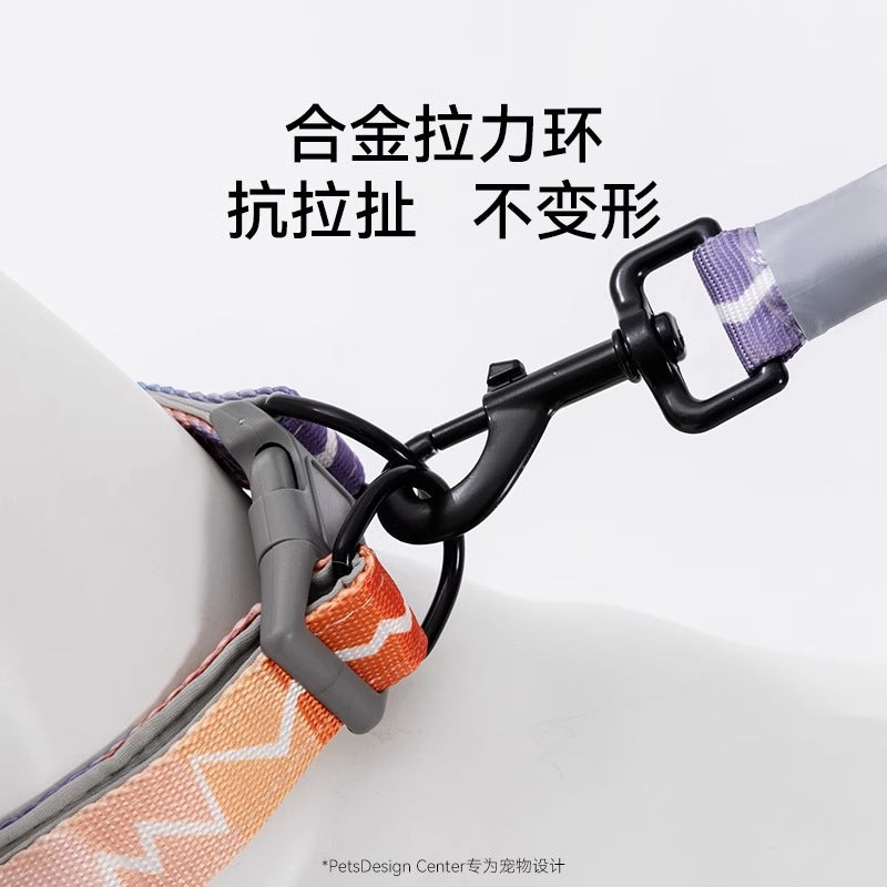 犬 リード ハーネス 紐 散歩紐 犬用デニムハーネス&リード けん引ロープ ペット用品 s14