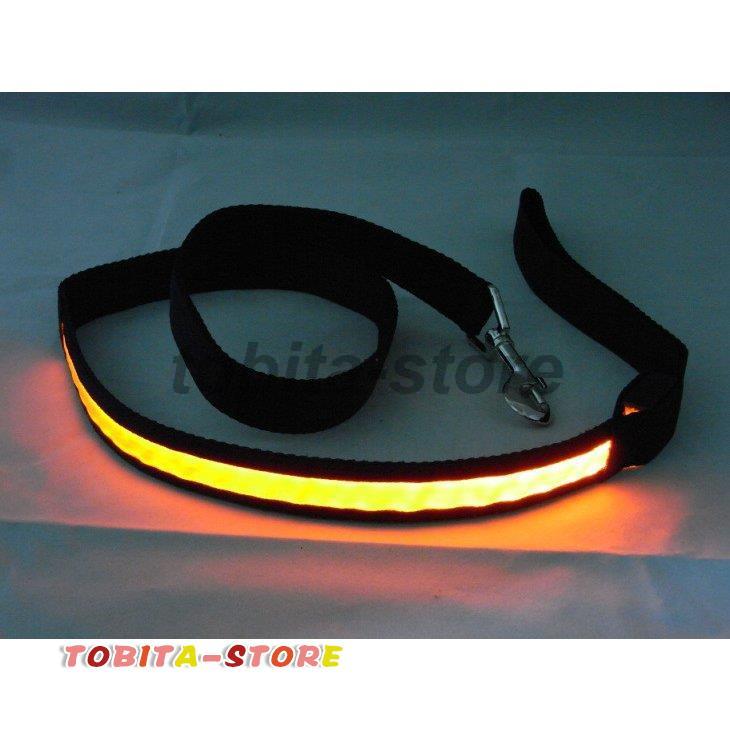 リード 牽引紐 散歩紐 光る LEDライト ペット用品 犬用 猫 電池式 お散歩グッズ 夜の散歩 夜道 夜間 安全対策 イヌ ドッグ