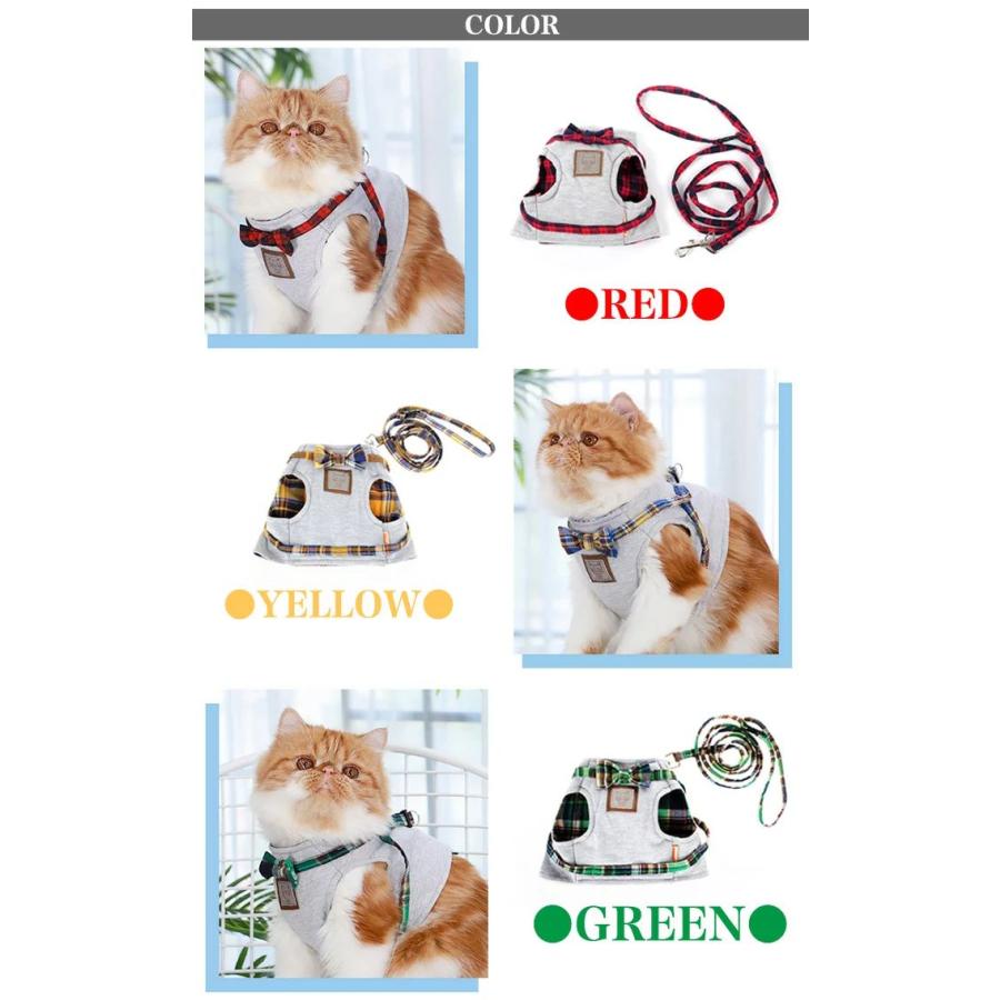 新商品プロモーション,数量限定 猫 犬 ハーネス リード ペット 服 ウェアハーネス 胴輪 キャット ドッグ リーシュ リボン猫 犬