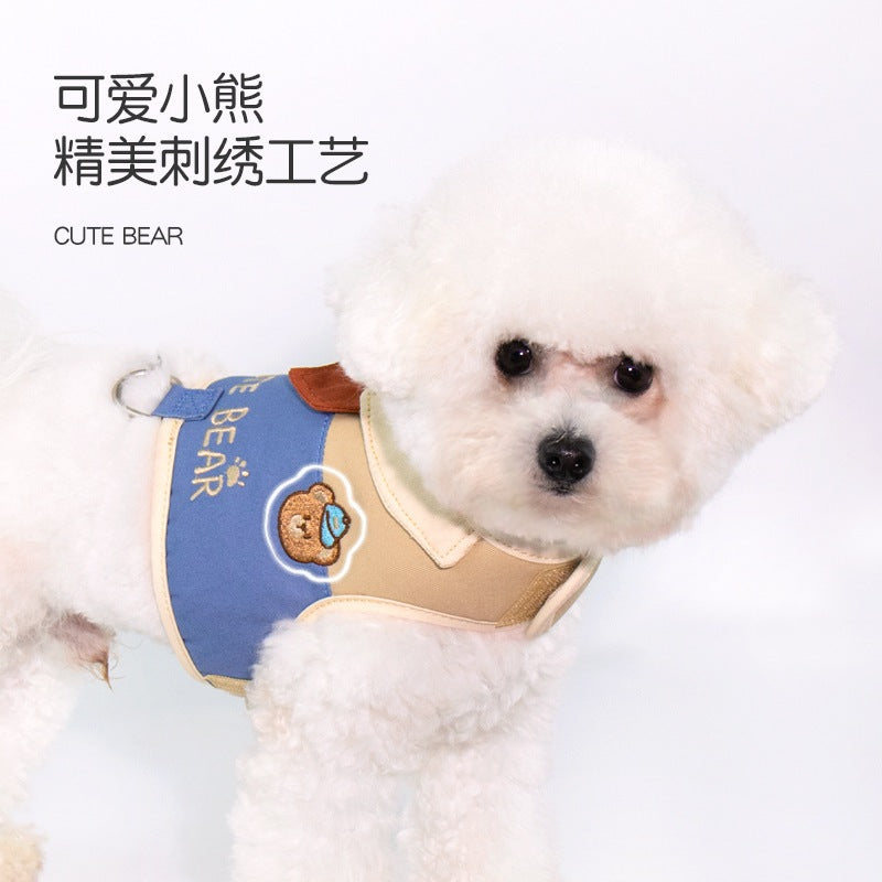 シンプル リード お出かけ ペット用品 おしゃれ 犬 小型犬 猫用 お散歩 中型犬 犬用ハーネス 胴輪 ネコ用ハーネス 47 ハーネスリードセット 軽量 犬用 2点セット ペットハーネス リーシュ ハ
