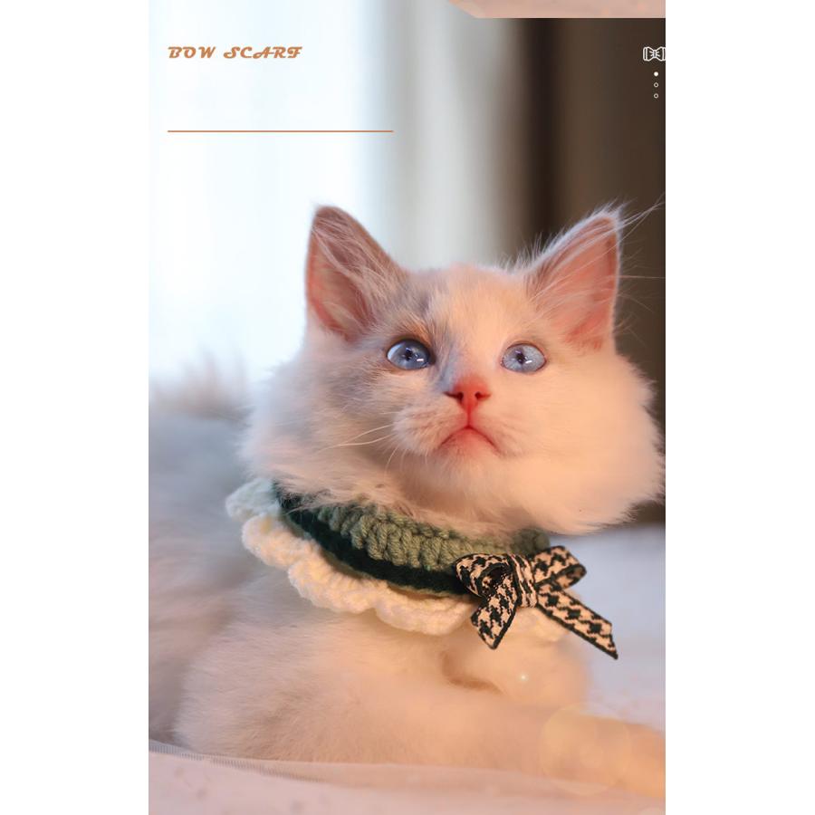 アクセサリー 20cm~30cm オシャレ かわいい 猫 撮影道具 成猫 チョーカー 首輪 ペット ネコ 超軽量 犬 子猫 マフラー 安全 写真 猫用首輪 カラーリボン リボン