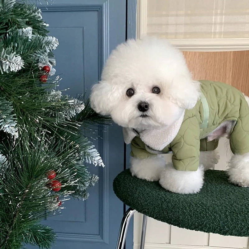 2025秋冬新作 ペット服 犬の服 犬猫服 テディビーベア ヨークシャー 小中型犬 服 快適 ペット用品 犬用品 散歩 防寒 秋冬服