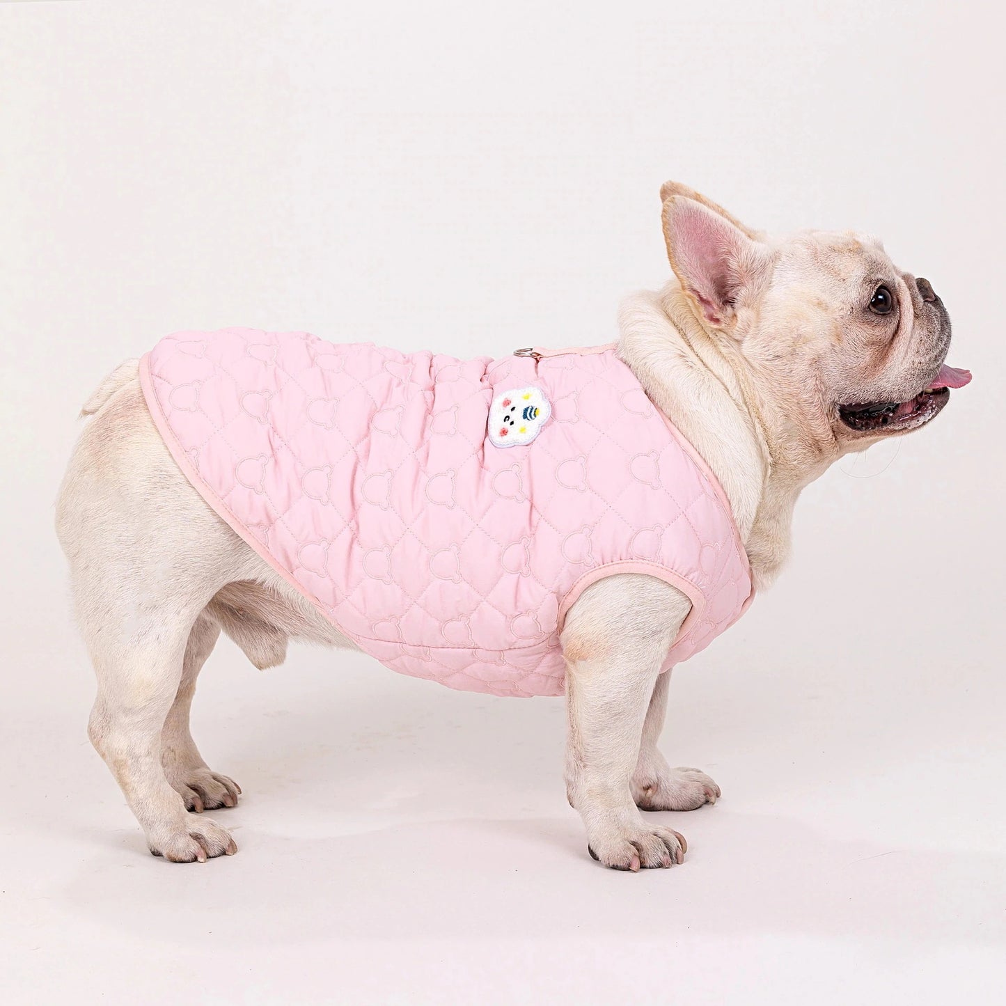 人気ペット服 犬の服 ペットの服 秋冬 ブルドッグモデル ブルドッグ 4色 コットンベスト