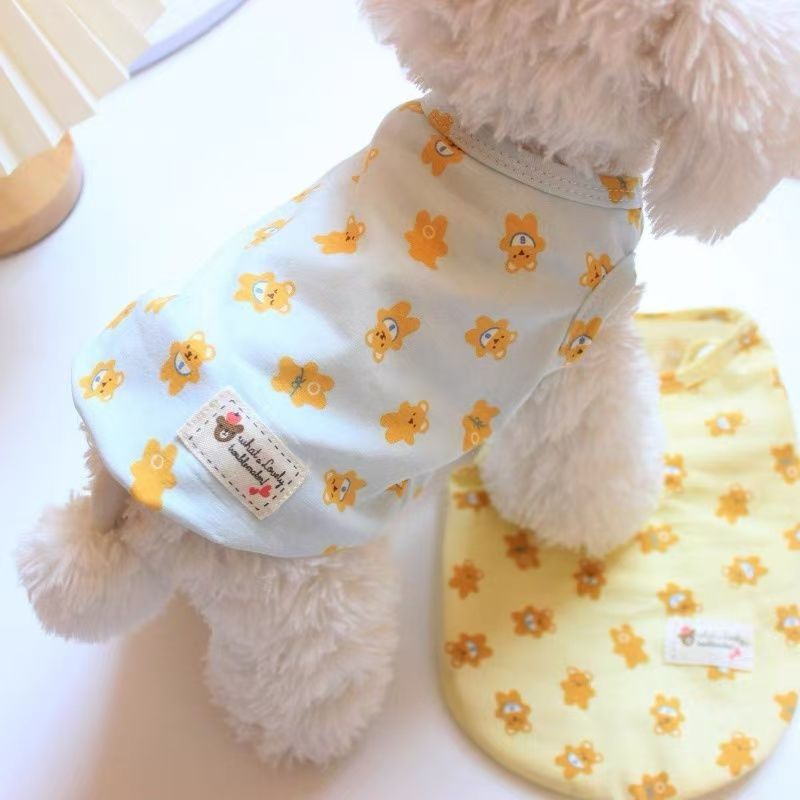 抜け毛防止 犬猫兼用ノースリーブベスト インスタ映え トイプードル ビションフリーゼ 犬 服 犬 服 犬服 犬の服 ペット用品 ハーネス 小型犬