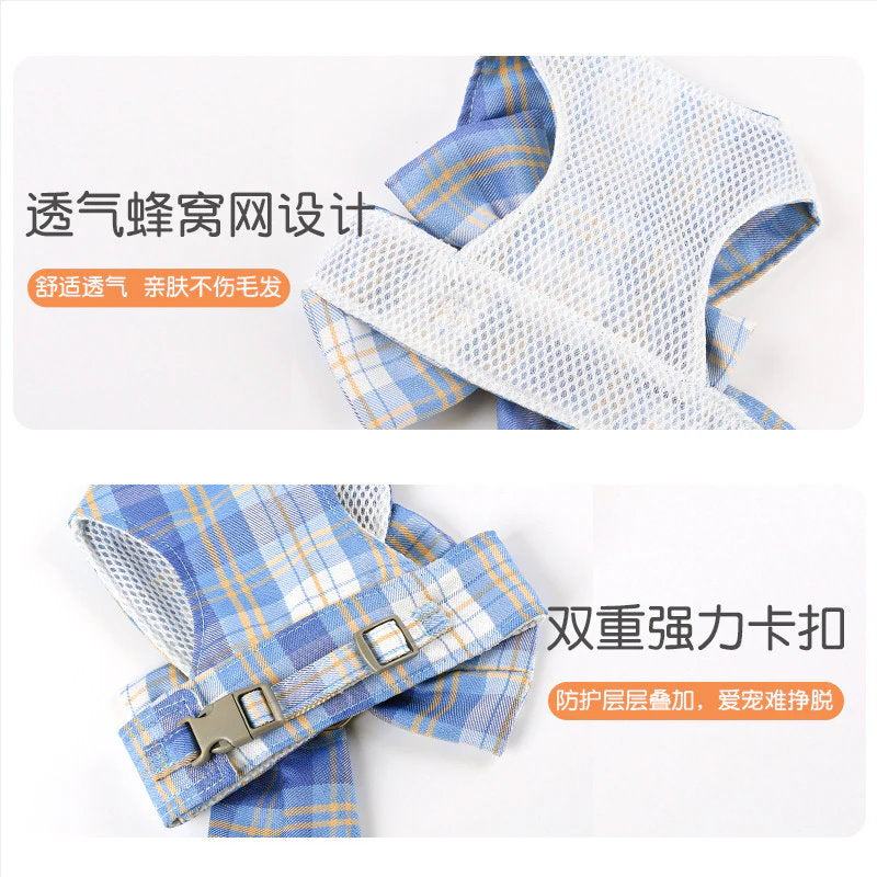ペット リード 犬 猫服 ベスト スタイル 牽引服 テディ ビションアウト ウォーキング リード