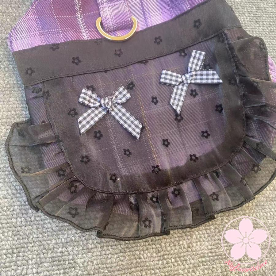 超目玉新品 ペット 服 安い 犬 春 夏 ギンガム チェック フリル ワンピース かわいい 可愛い ハイブランド 猫 ドッグウェア